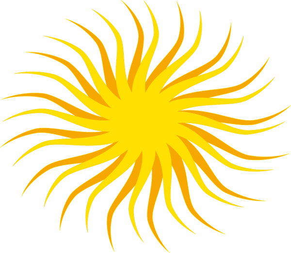 Картинка солнце с лучами