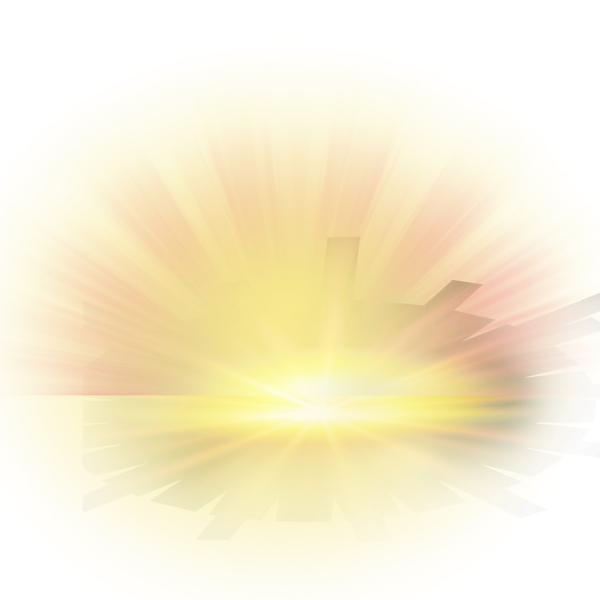 Солнце на прозрачном фоне реалистичное