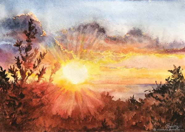 Оранжевый рассвет