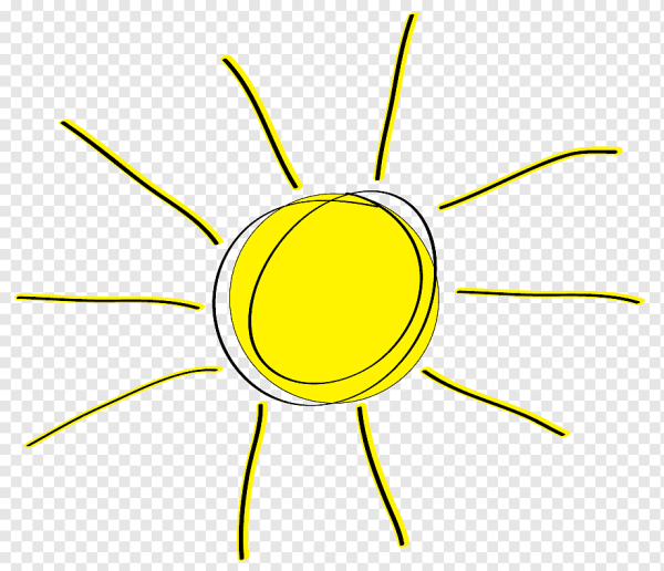Солнышко мультяшное