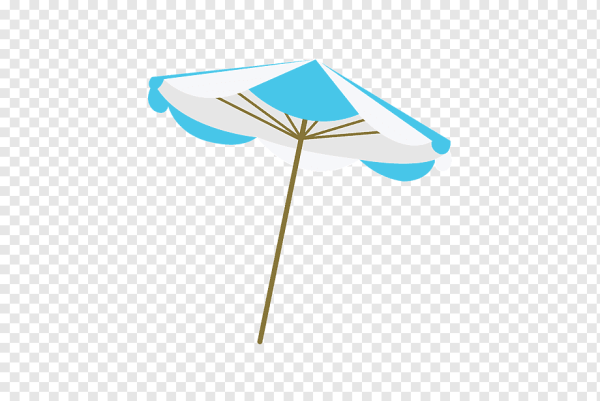 Розовый зонтик мультяшный