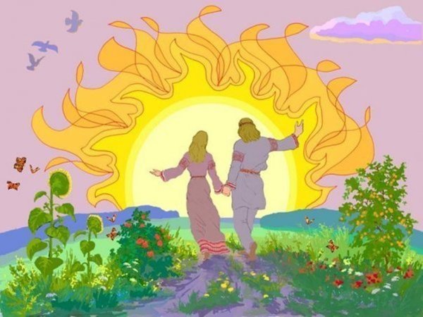 Солнце и Луна для детей