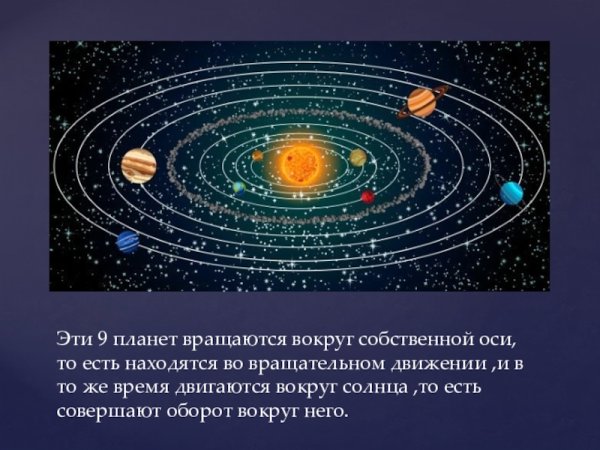 Планеты вращаются вокруг земли
