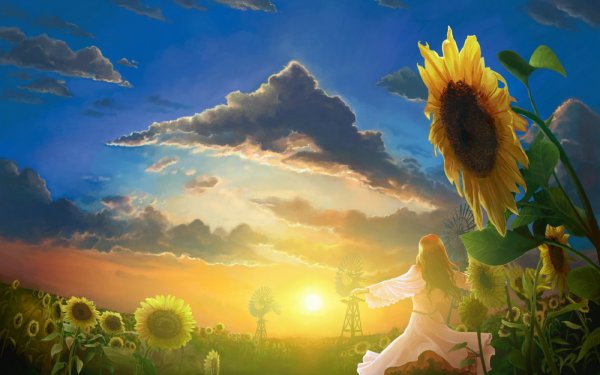 Подсолнух фэнтези