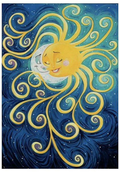 Солнце в космосе для детей