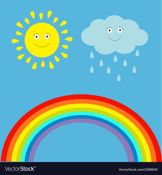 Дождь солнце Радуга