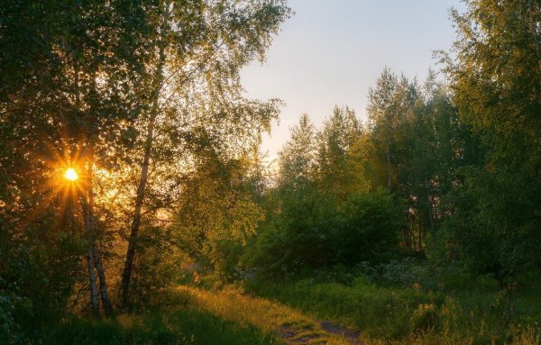 Уральские горы закат