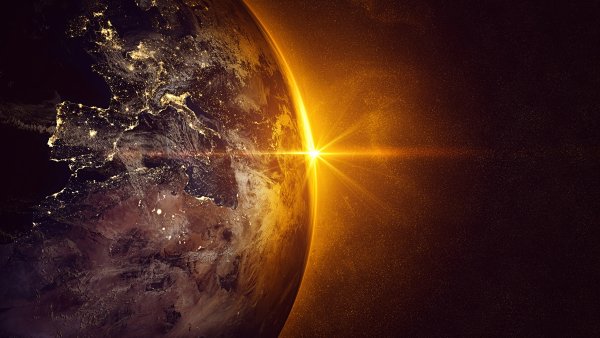 Солнце и земля