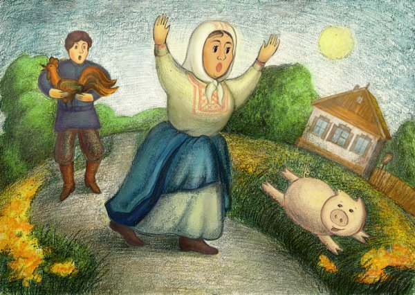 Иллюстрации к кубанским сказкам