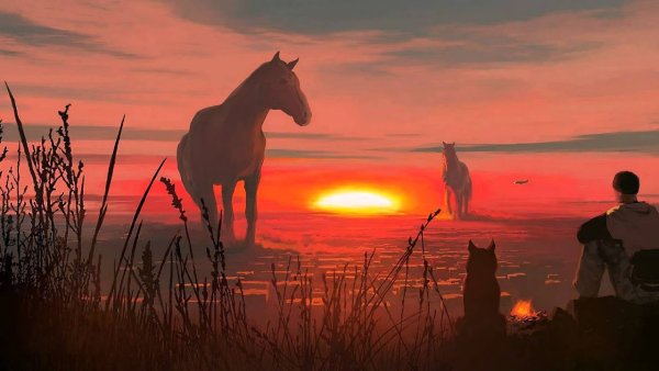 Донские казак и казачка