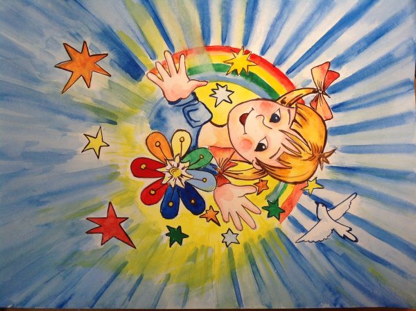 День защиты детей рисунки