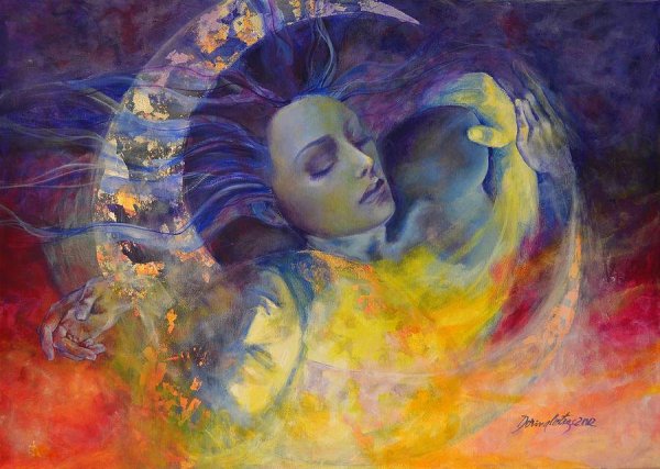 Живопись Dorina Costras Луна и солнце