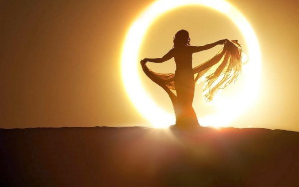 Девушка солнце