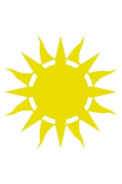 Солнышко с длинными лучами