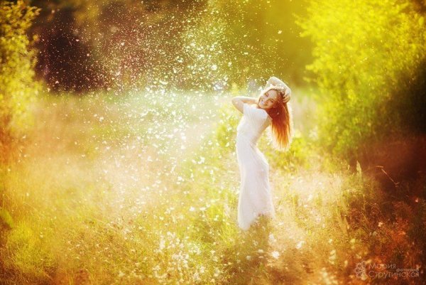 Лучики солнца весной