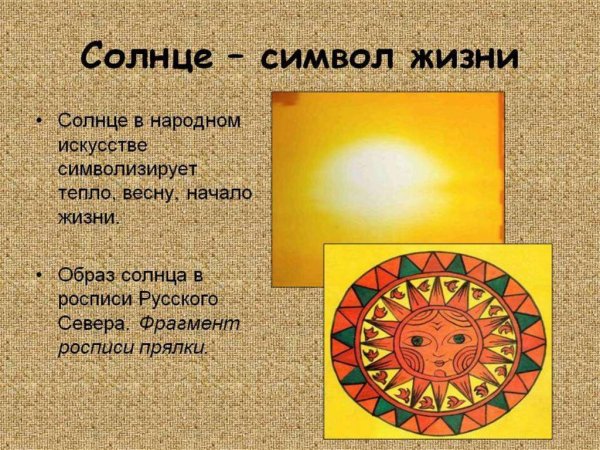 Символы в народном искусстве