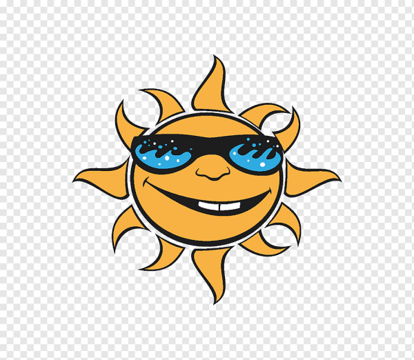 Солнце стикер