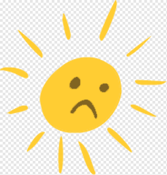 Грустное солнышко