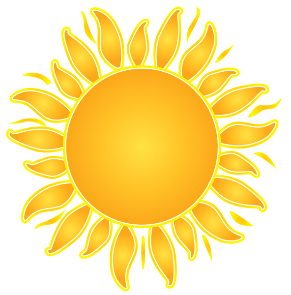 Красивое солнышко