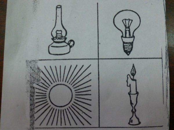 Керосиновая лампа в темноте