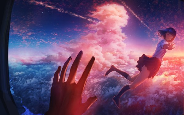 Девушка и небо