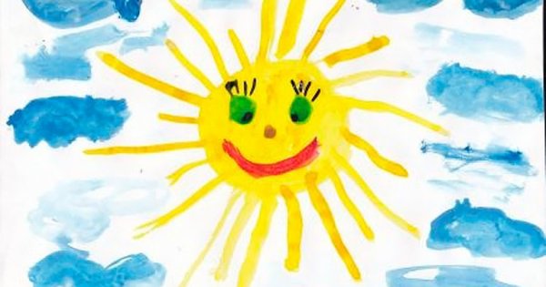 Рисование солнышко