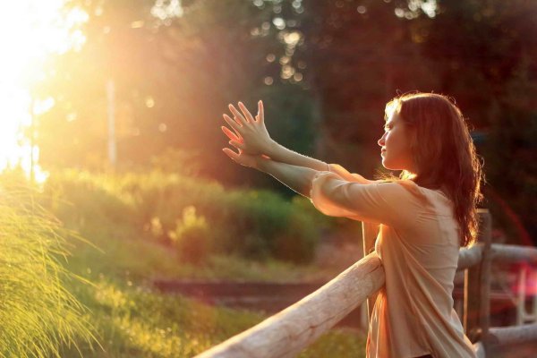 Девушка солнце