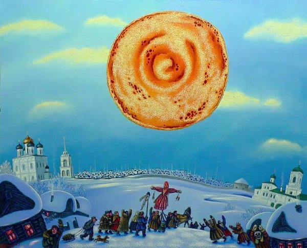 Художник Игорь Шаймарданов Масленица
