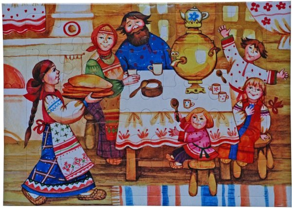 Вырубной плакат Масленица