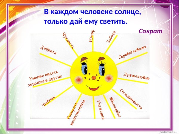 В кажлом человекеместь солнце