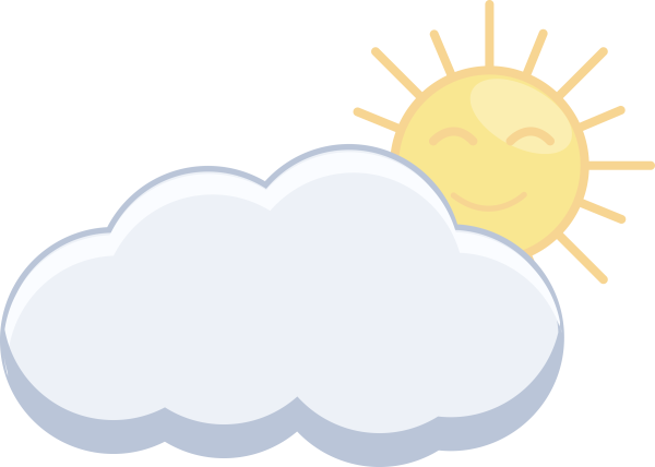 Облачко с радугой