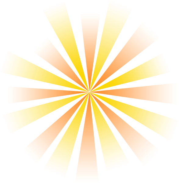 Яркий свет без фона