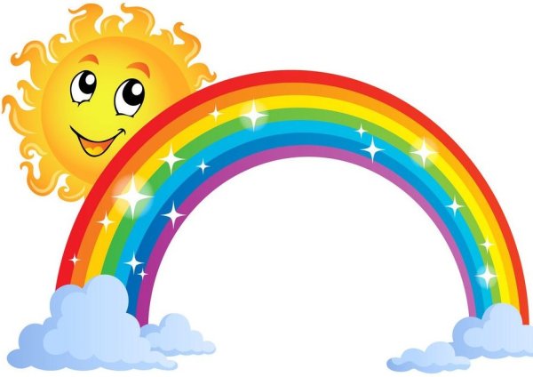 Солнышко с радугой