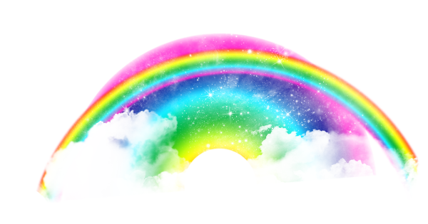 Радуга на прозрачном фоне