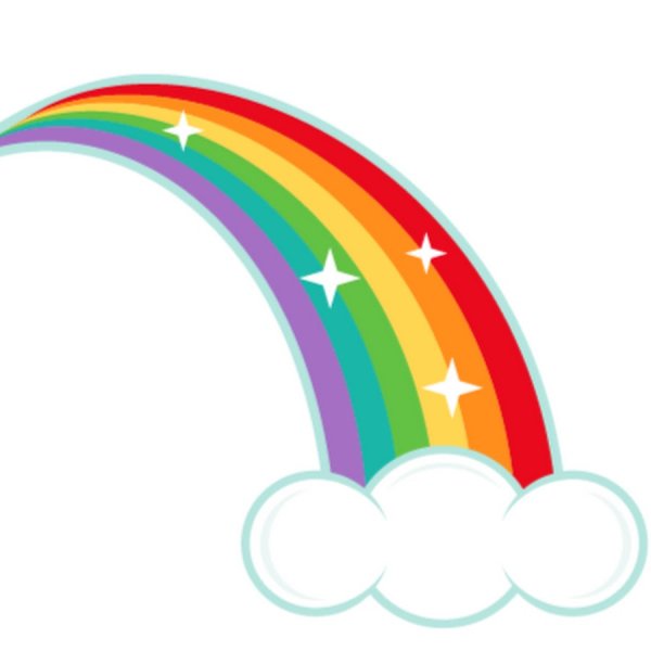 Радуга мультяшная