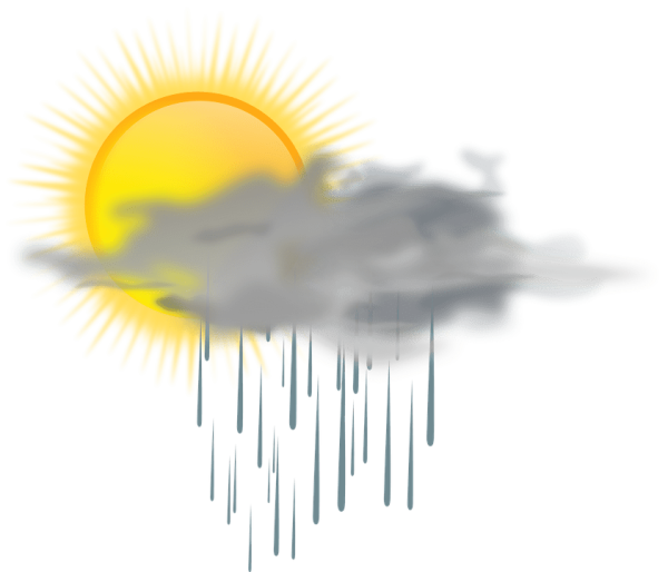 Солнце с зонтиком