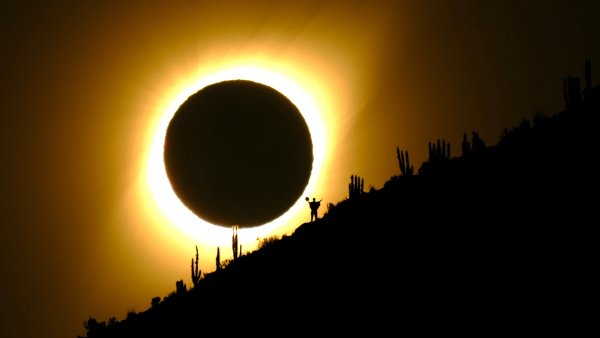 Кольцеобразное солнечное затмение