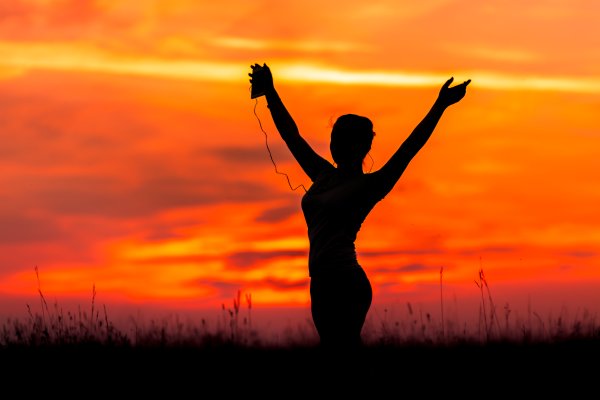 Рассвет в горах