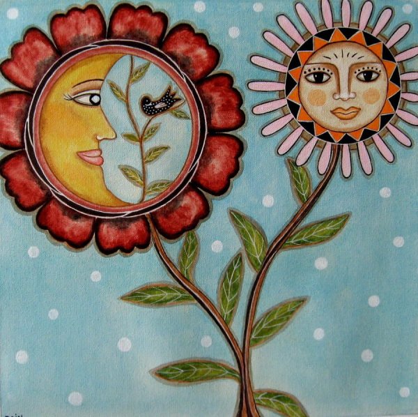 Sun and Moon картина