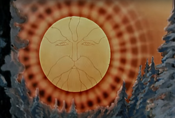 Солнце из сказки о мертвой царевне и семи богатырях