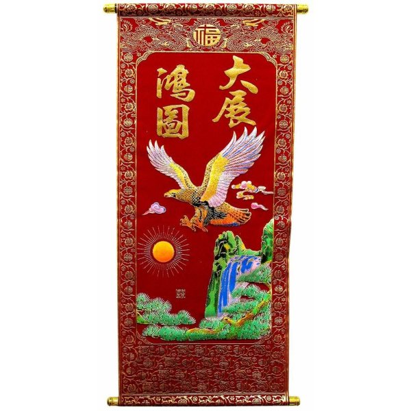 Панно красное фэн-шуй