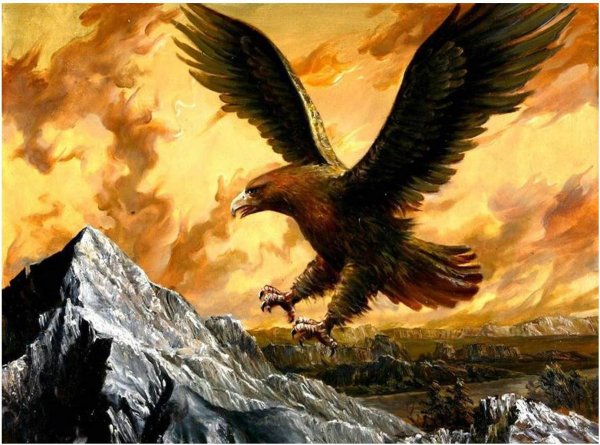 Летящий орёл