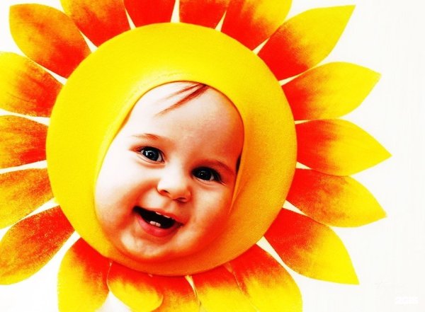 Солнце улыбается