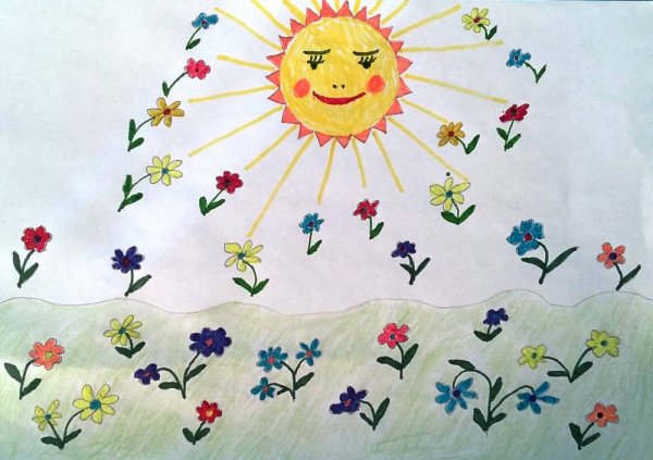 Детские рисунки солнце