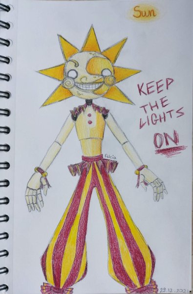 Солнце из FNAF