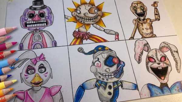 АНИМАТРОНИКИ карандашом