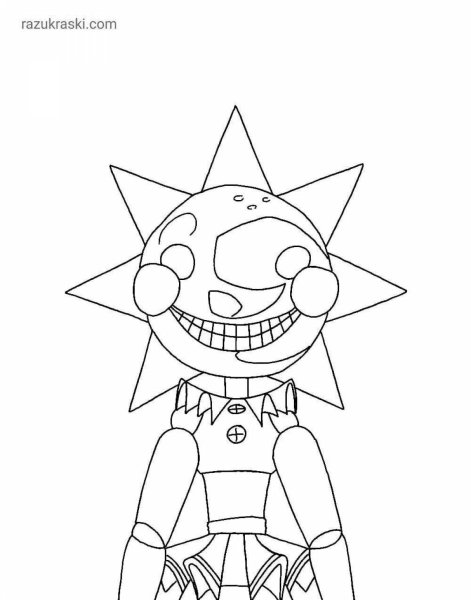 АНИМАТРОНИКИ раскраска