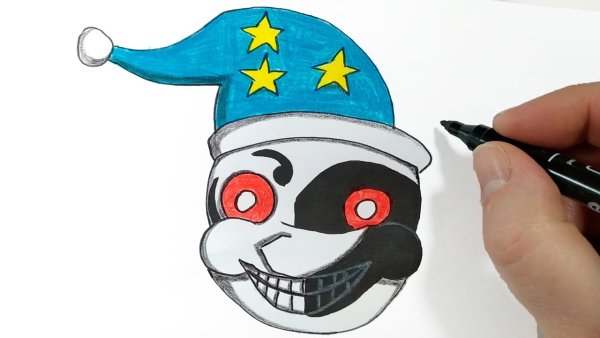 АНИМАТРОНИК Луна нарисовать