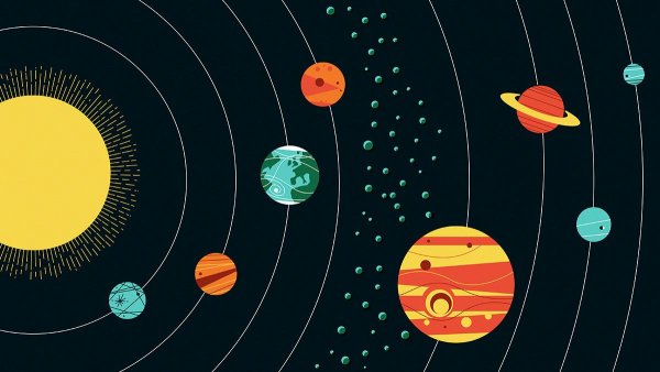 Сравнительная величина планет солнечной системы
