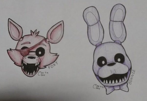 Рисунки ФНАФ для срисовки